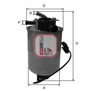 S 4018 NR SOFIMA Фільтр палива1
